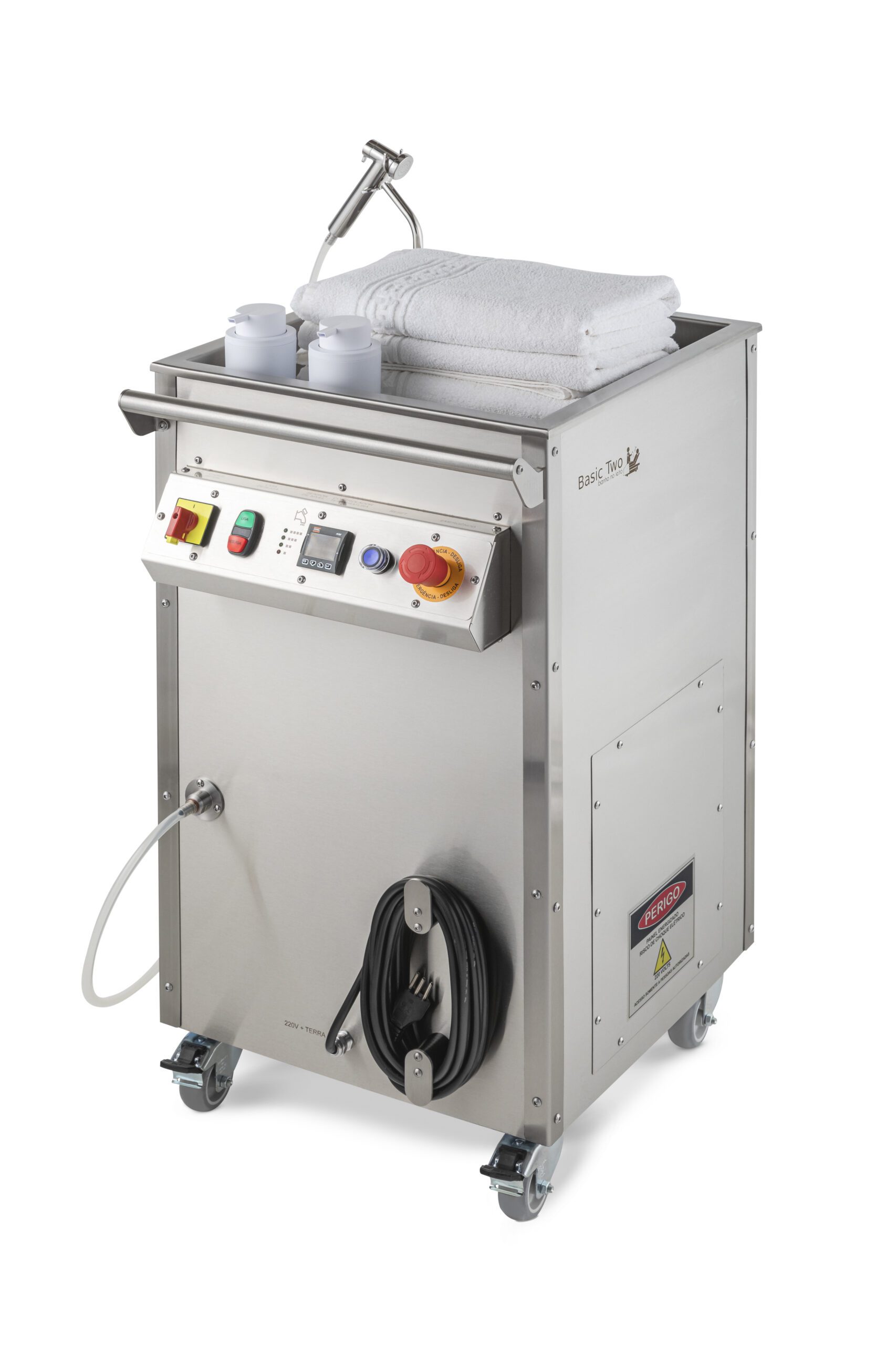 Carro de banho, Carrinho de banho, Banho de Leito, Banho no leito, Sistema de limpeza hospitalar - Elroi Medical Carro de banho, Carrinho de banho, Banho de Leito, Banho no leito, Sistema de limpeza hospitalar Elroi Medical