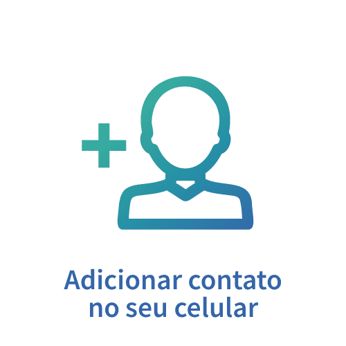 Desenho de contato de celular