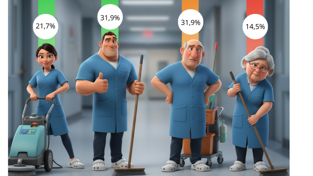 Equipe de limpeza desenho Elroi Medical