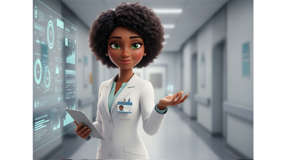 Enfermeira desenho Elroi Medical