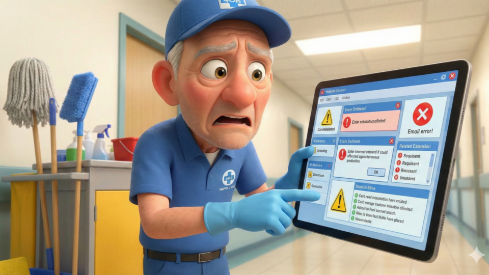 Limpeza hospitalar desenho Elroi Medical