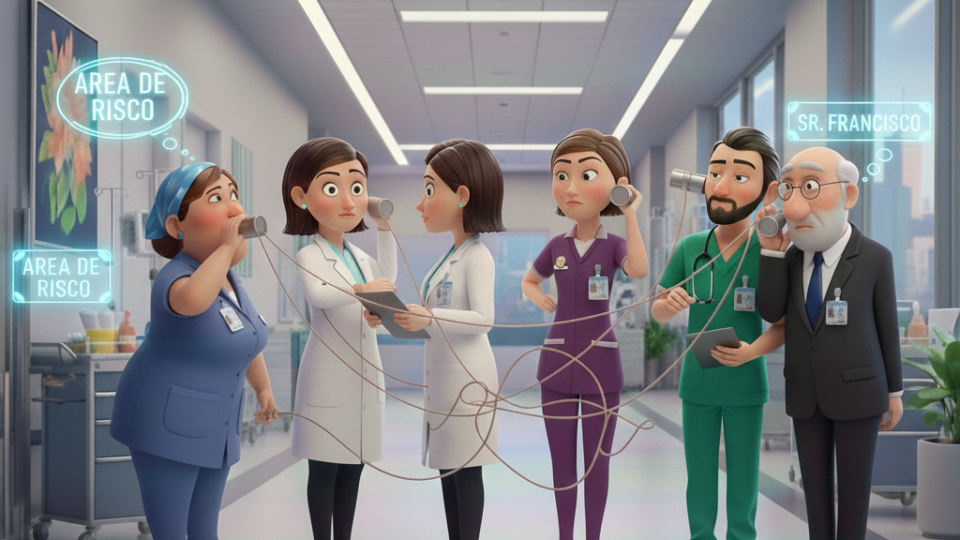 Telefone sem fio no hospital Elroi Medical