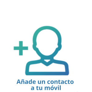 Desenho de contato de celular