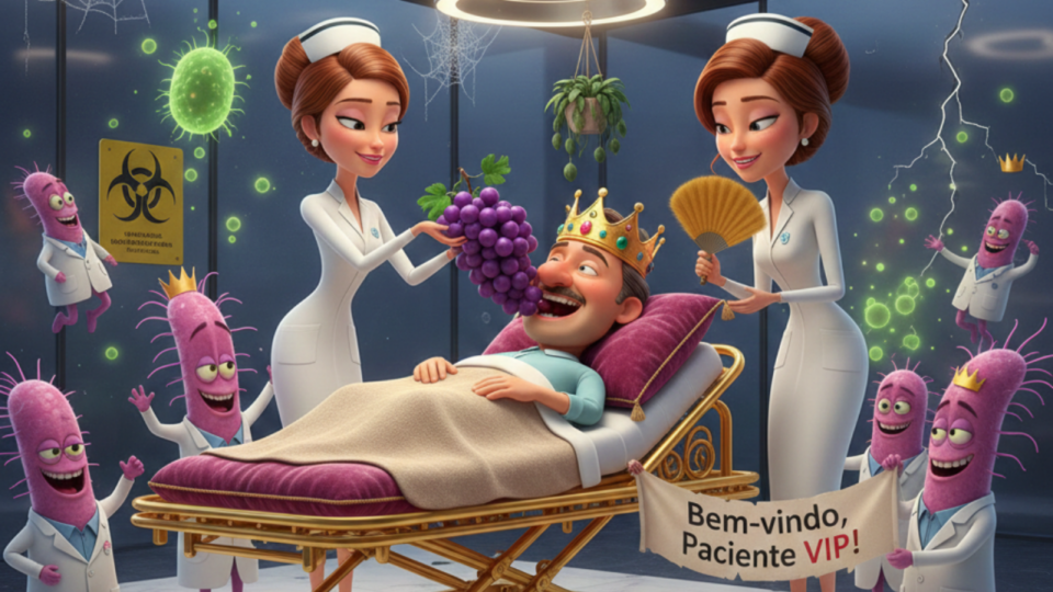 A jornada do paciente começa contaminada. Elroi Medical