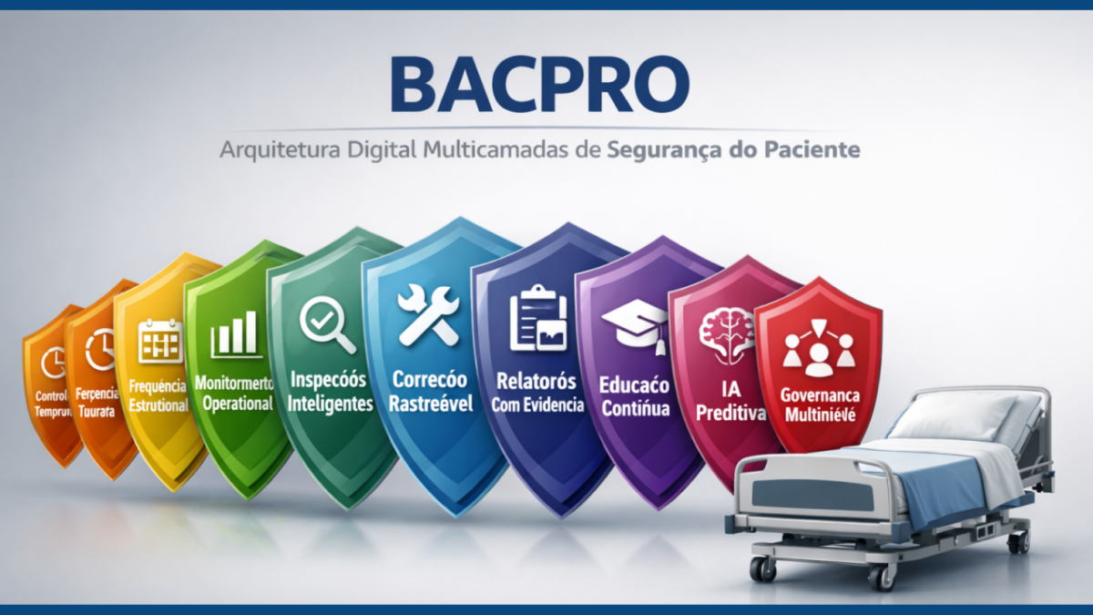 Limpeza Hospitalar: BACPRO Arquitetura Digital Multicamadas de Segurança do Paciente
