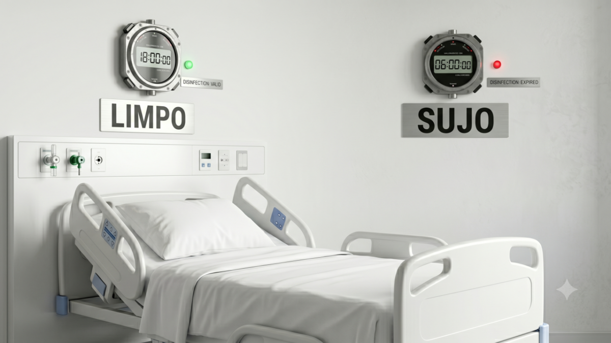 Modelo Temporal de Cobertura Sanitária Ambiental em Ambientes Hospitalares: Proposta do Índice de Cobertura Sanitária Ambiental (ICSA)