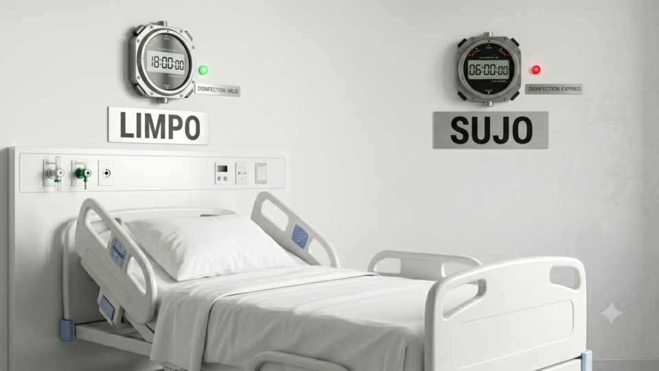 Modelo Temporal de Cobertura Sanitária Ambiental em Ambientes Hospitalares: Proposta do Índice de Cobertura Sanitária Ambiental (ICSA)