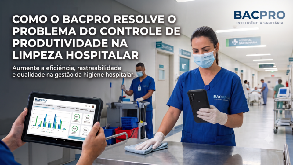 COMO O BACPRO RESOLVE O PROBLEMA DO CONTROLE DE PRODUTIVIDADE NA LIMPEZA HOSPITALAR