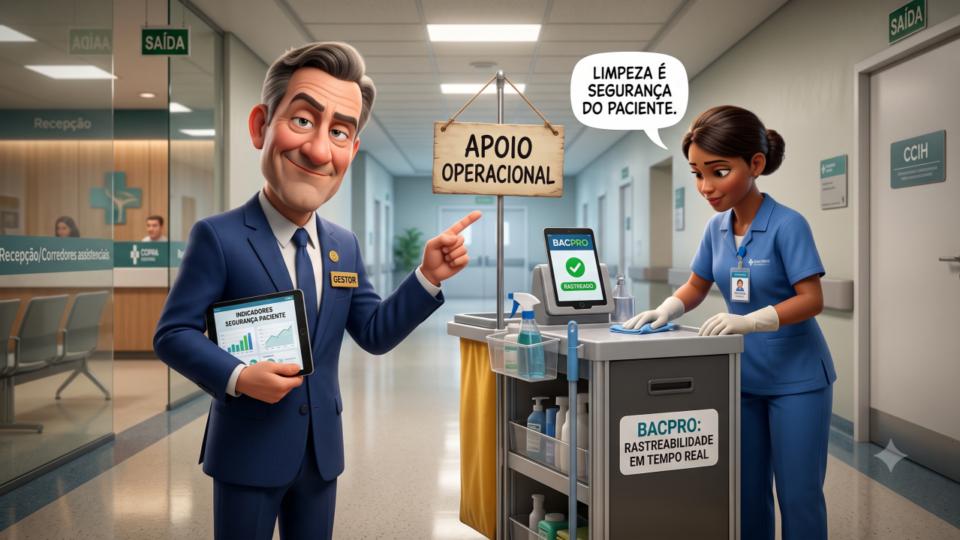 Limpeza Hospitalar Não é Apoio. É Segurança do Paciente. Por Que Ainda Fingimos que Não?