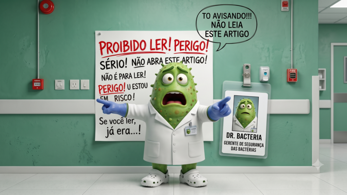 ARTIGO PROIBIDO PARA INFECTOLOGISTAS, CCIH, HOTELARIA, QUALIDADE,GESTÃO E SUPERVISOR DE EQUIPE