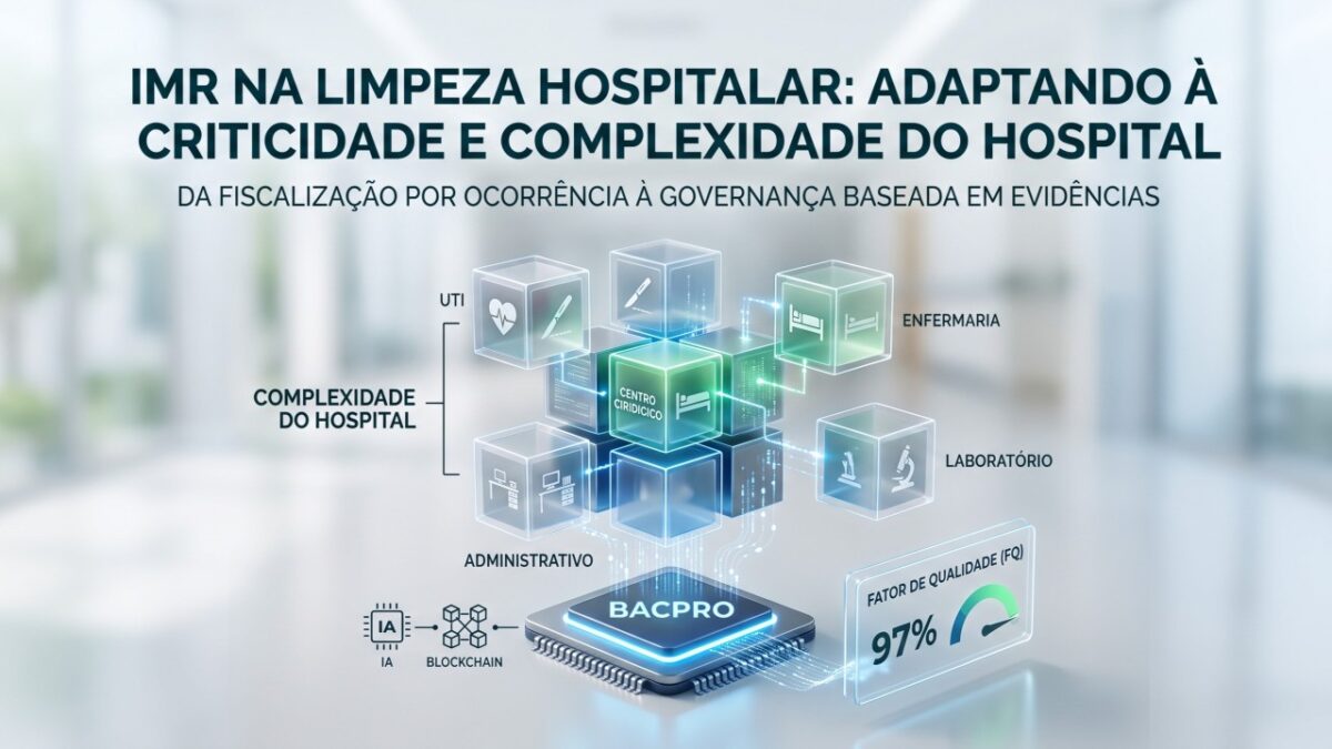 IMR NA LIMPEZA HOSPITALAR: POR QUE O MODELO PRECISA CONSIDERAR A CRITICIDADE E A COMPLEXIDADE DO HOSPITAL