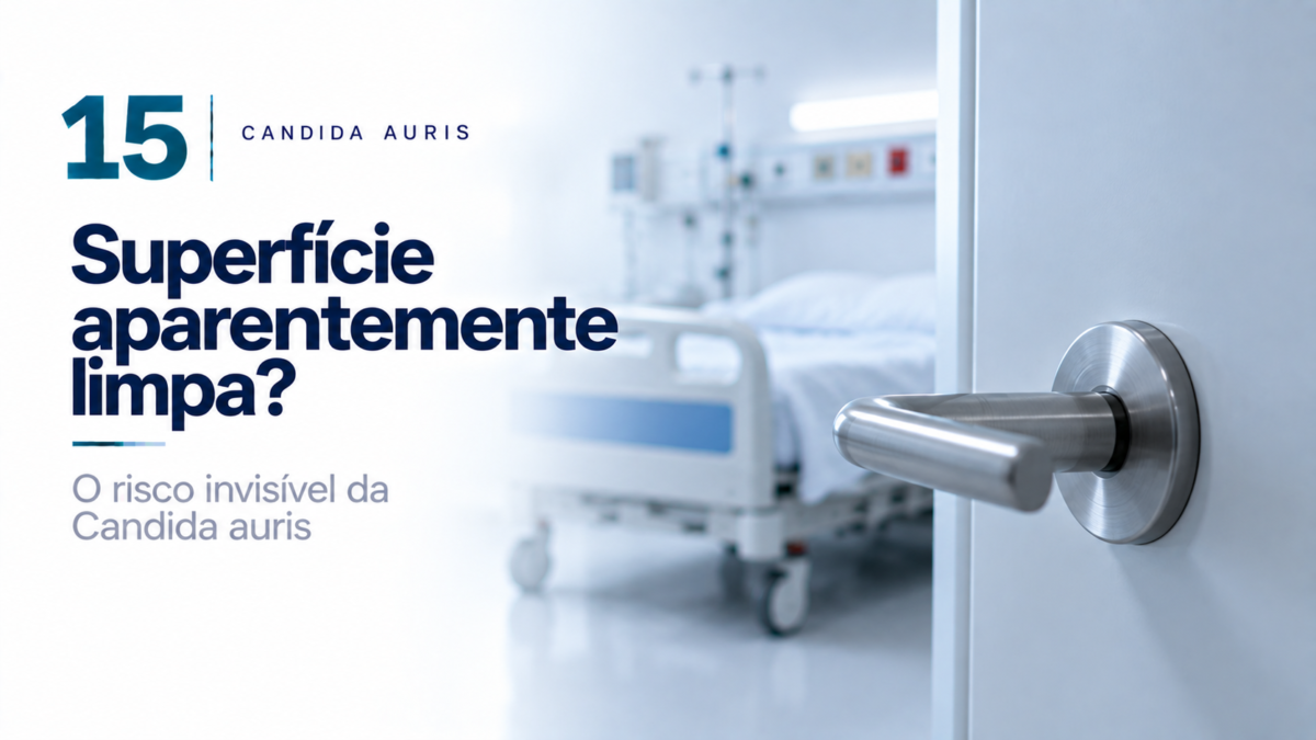 Candida auris: por que uma superfície aparentemente limpa ainda pode ser um problema?