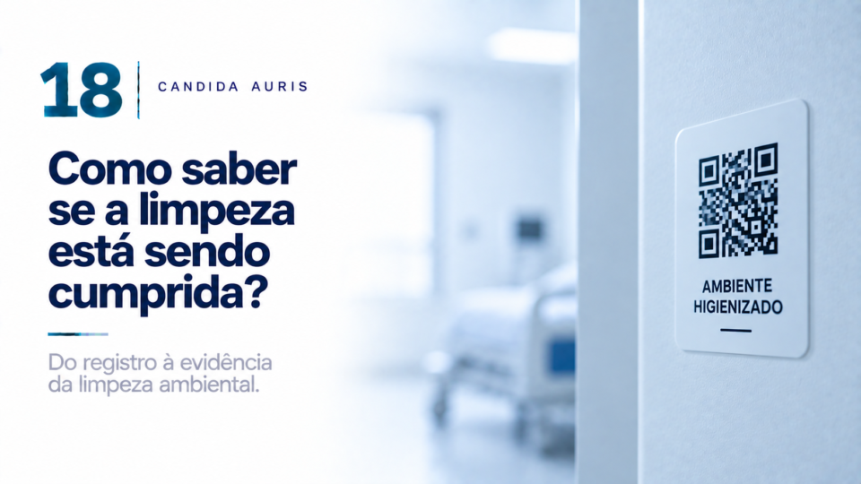 Candida auris: como saber se a limpeza hospitalar está realmente sendo cumprida?